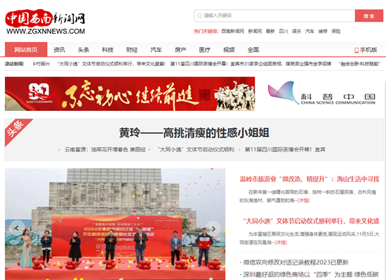 中国西南新闻网是西南地区具有影响力的网络媒体